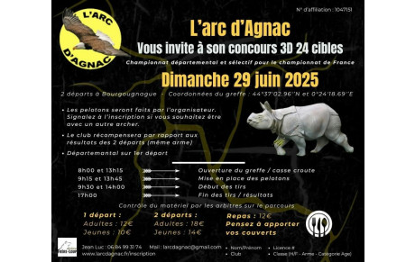 CD 47 Tirs 3D - AGNAC ( Lot et Garonne )