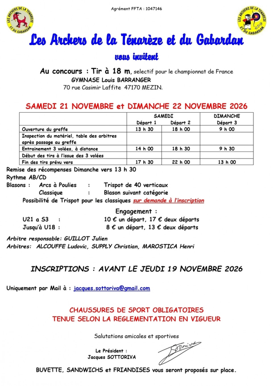 CONCOURS Salle Mézin 2026