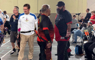 Première compétition tir à 18 m à Aiguillon 